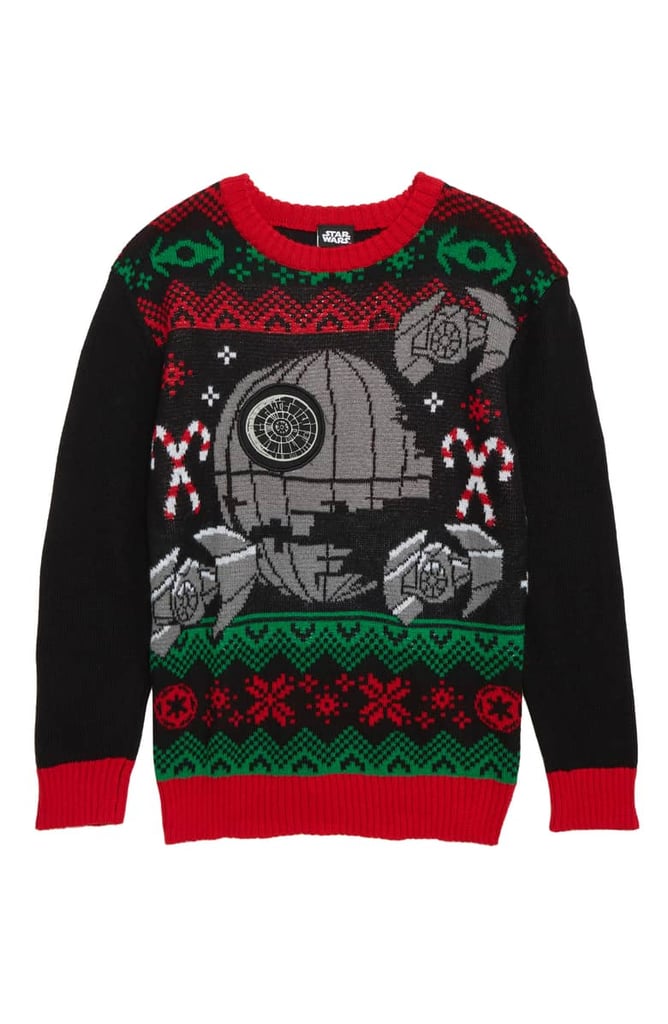 Jem x Star Wars Death Star Musical Holiday Sweater