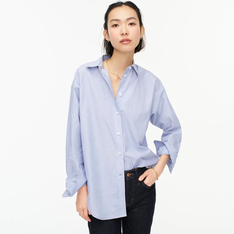 J.Crew Relaxed-fit End-on-end Cotton Shirt