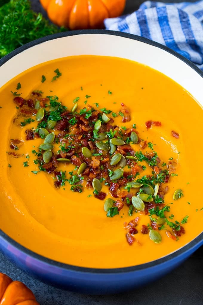 Pumpkin Soup With Bacon