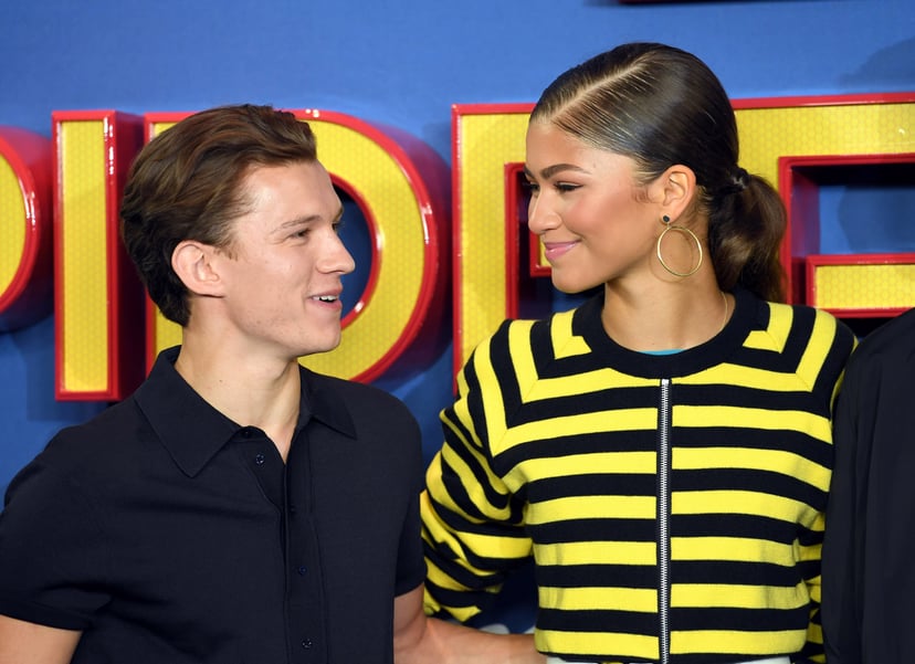 LONDON, ENGLAND - JUNE 15:  Tom Holland and Zendaya attend the 
