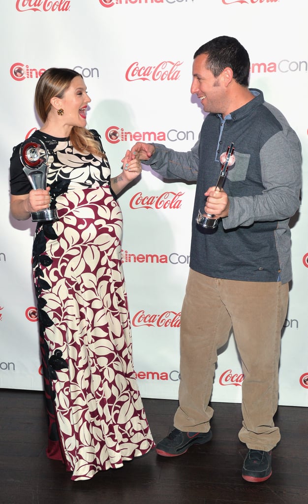 Drew Barrymore and Adam Sandler's adorable lovefest continued at CinemaCon.
