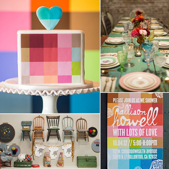 A Vintage-Cool, Color-Filled Baby Shower