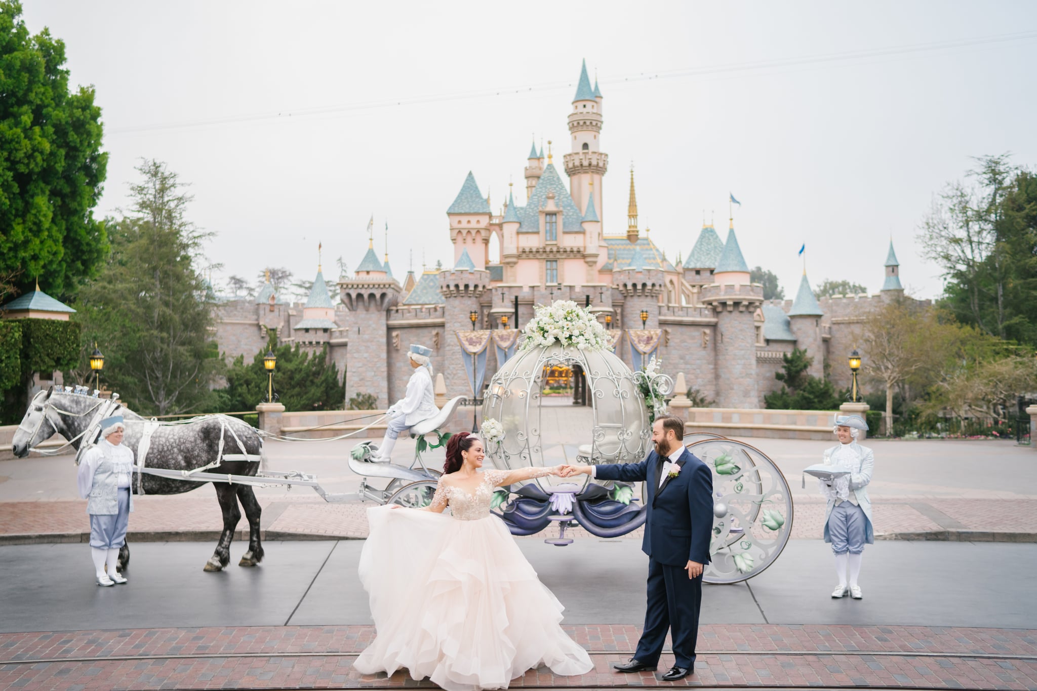 How do wedding ceremonies and photo shoots inside the park work? | Castles,  Crowns, and Carriages: Here's What You Didn't Know About Having Your  Wedding at Disney | POPSUGAR Love & Sex