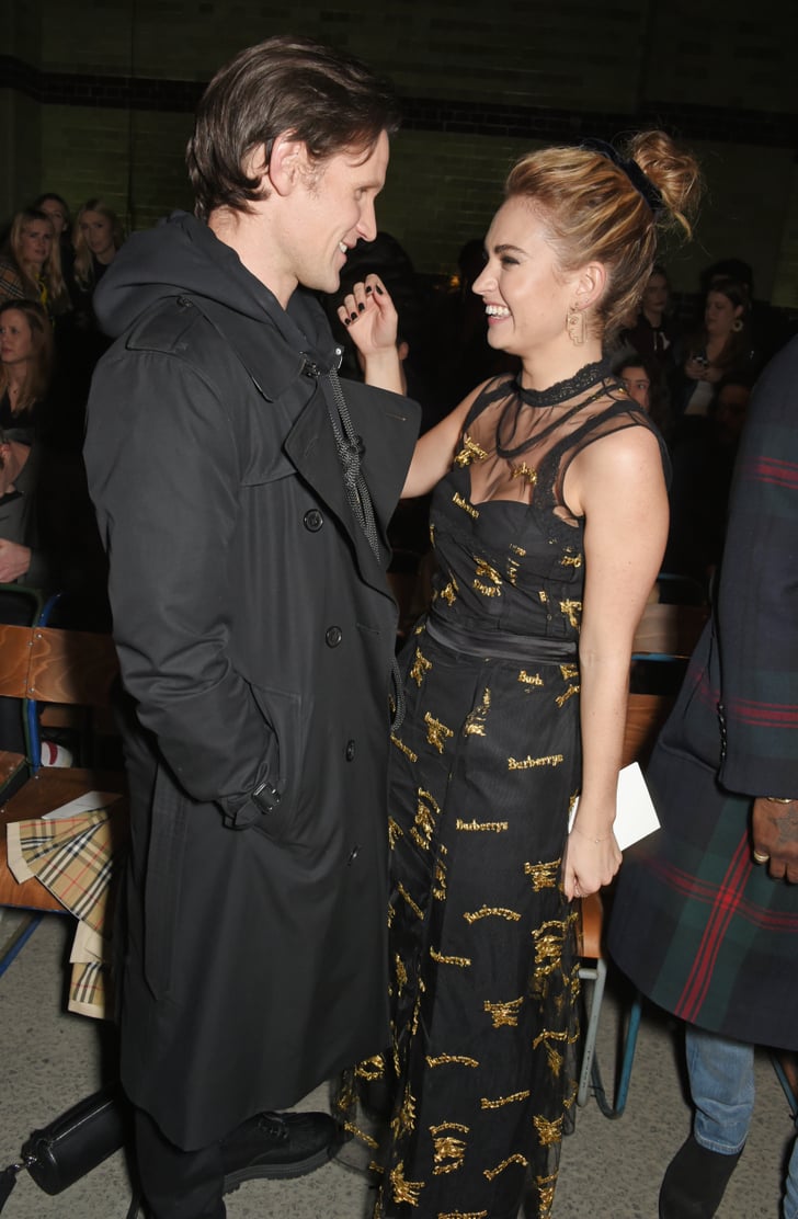 Matt Smith and Lily James at London Fashion Week | Matt ...