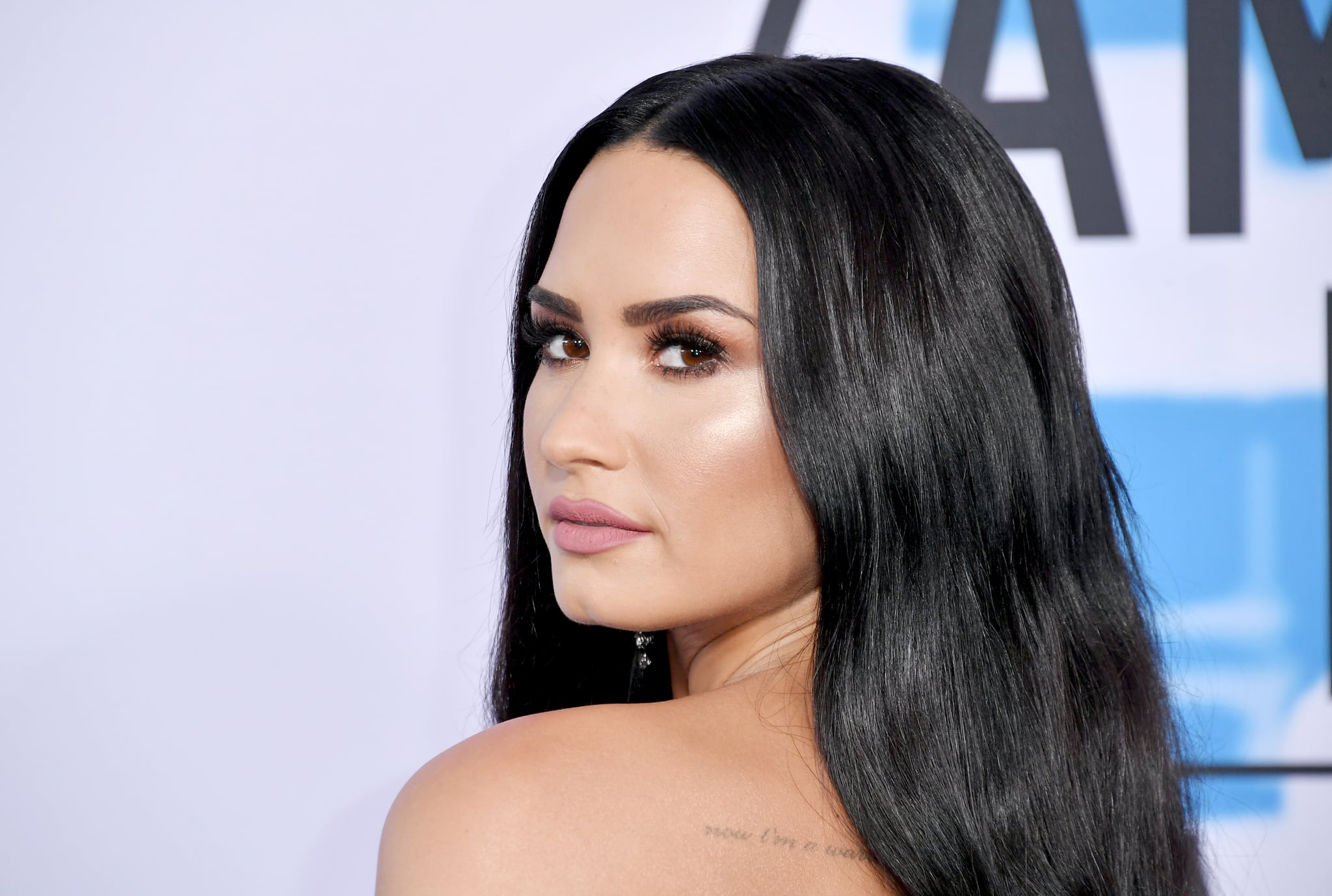 LOS ANGELES, CA - NOVEMBER 19:  Demi Lovato attends the 2017 American Music Awards at Microsoft Theatre on November 19, 2017 in Los Angeles, California.  (Photo by Neilson Barnard/Getty Images)