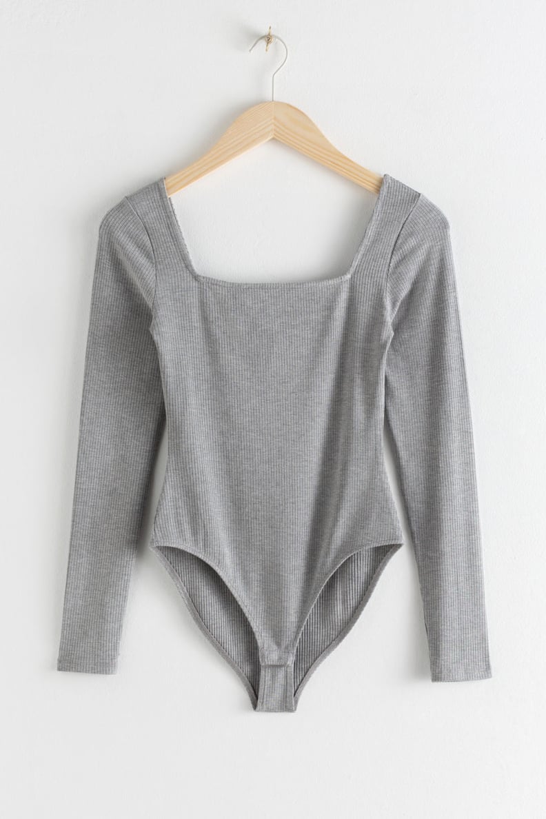 & Other Stories Square Neck Bodysuit