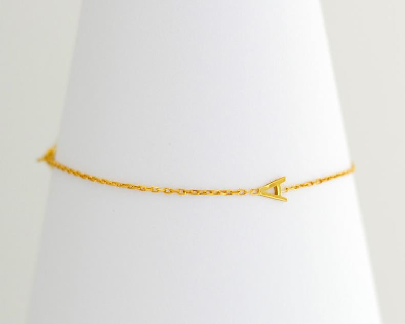 Tiny Letter Bracelet