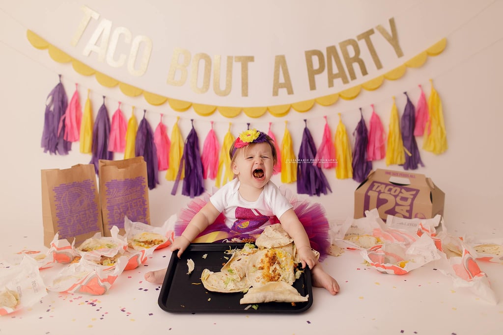 Baby's Taco Bell Cake Smash