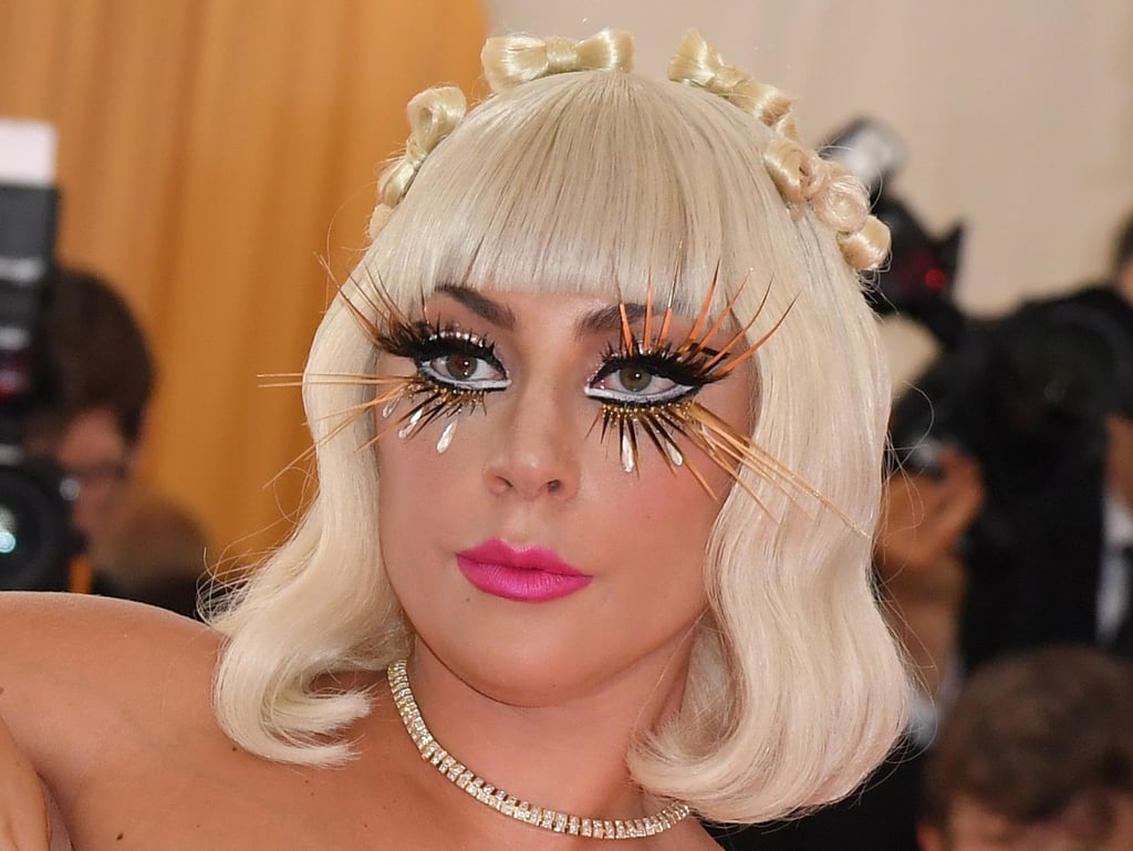 Lady Gaga Eyelashes at the Met Gala 2019