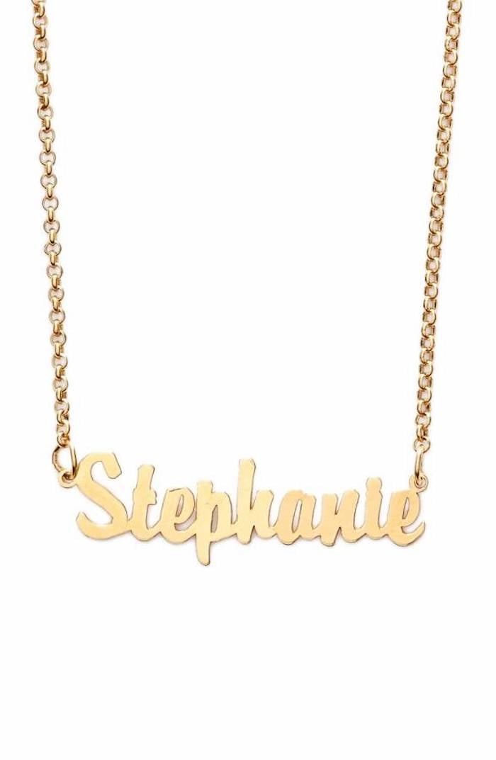 Argentovivo Personalized Name Necklace