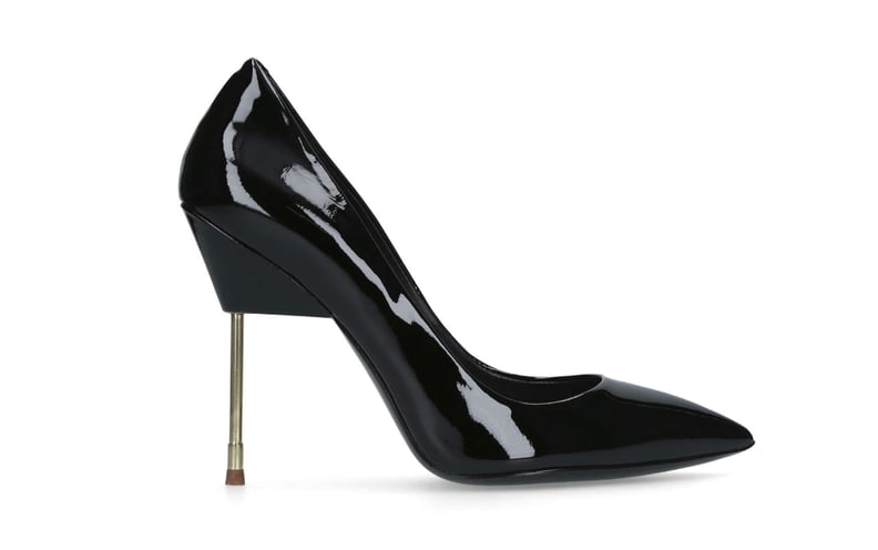 Kurt Geiger Britton Black High Heel Court Shoe