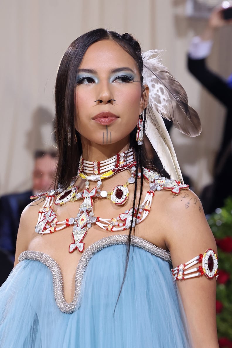 Quannah Chasinghorse's Necklace at the 2022 Met Gala