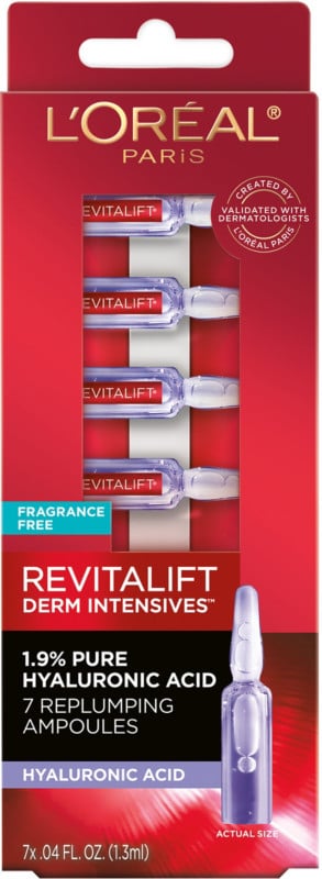 欧莱雅Revitalift 1.9%纯透明质酸皮肤严重病例Replumping