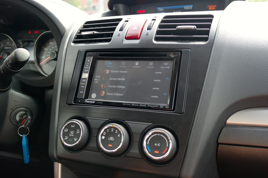 Access contacts through CarPlay.