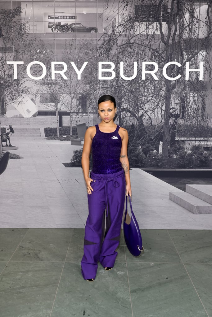 Myha'la Herrold at the Tory Burch Show at New York Fashion Week, February 2025