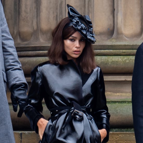 Zoë Kravitz's Wearing Leather Coat as Catwoman on The Batman