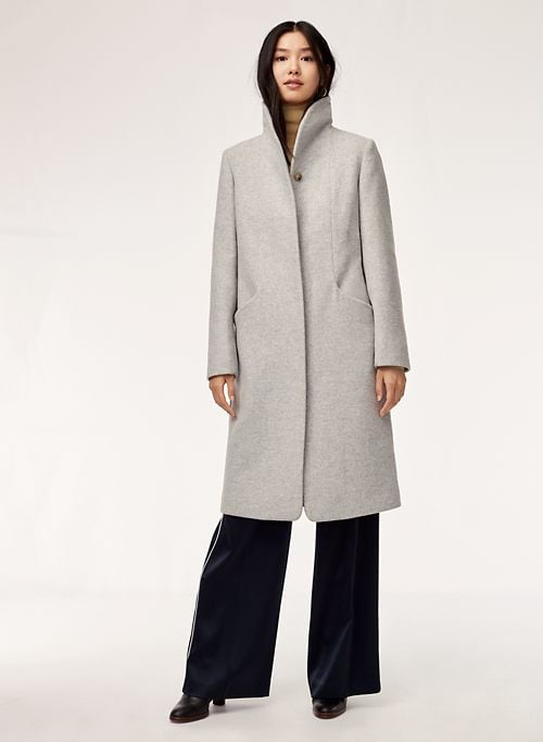 Wilfred Cocoon Long Wool Coat