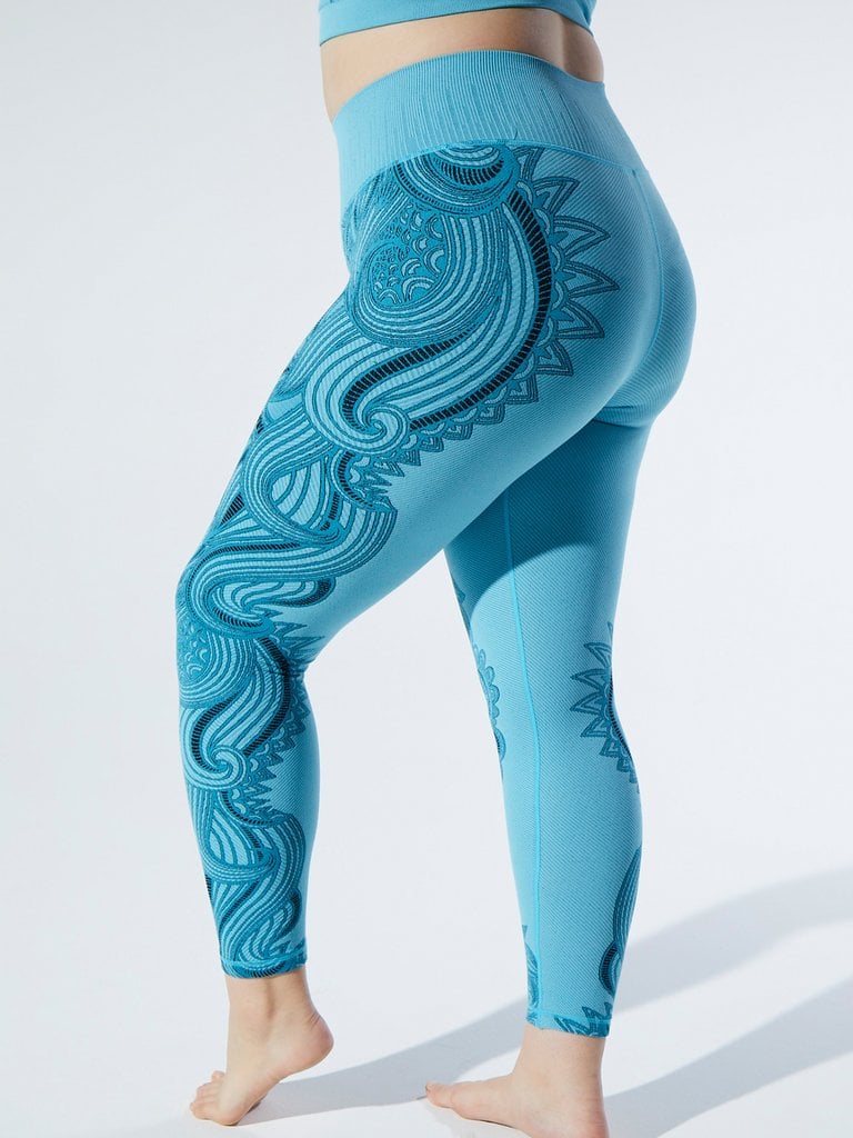 Blue Yoga Leggings -  UK