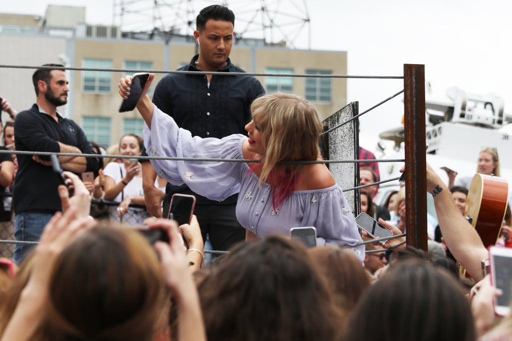 Taylor Swift's Butterfly Crop Top and Skirt April 2019