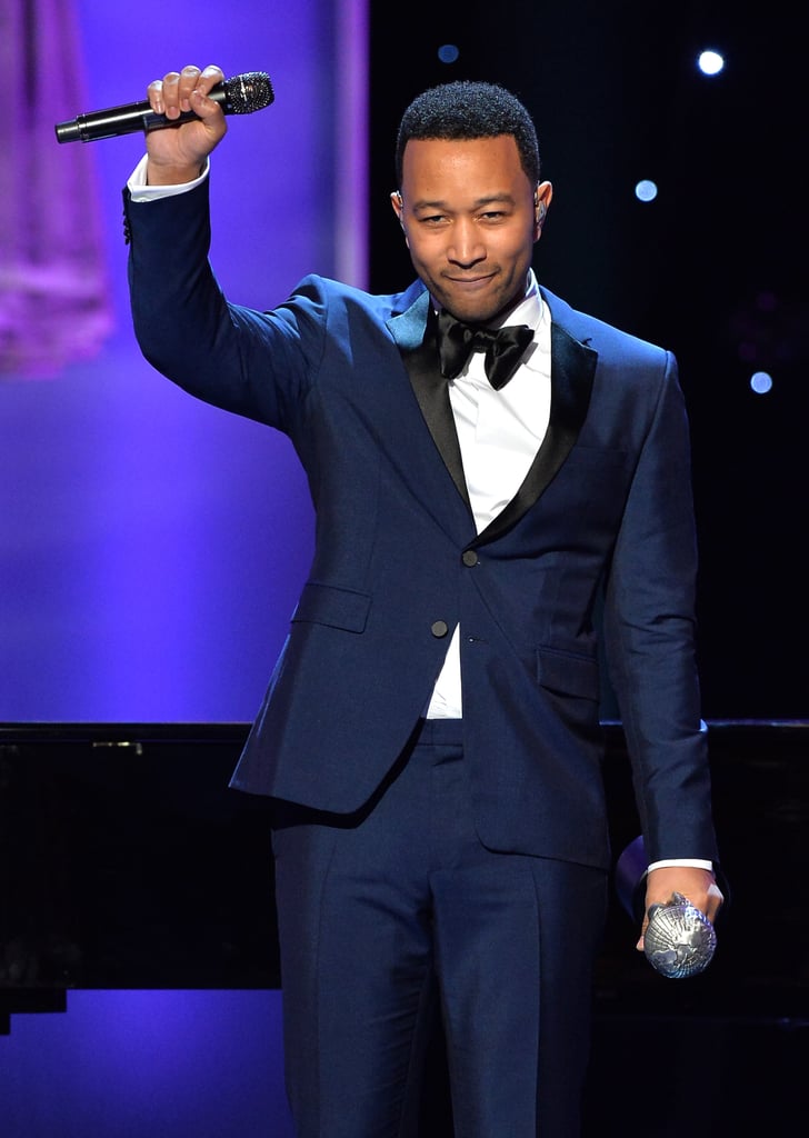 Chrissy Teigen and John Legend at NAACP Image Awards 2016