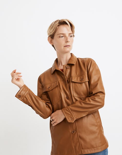 Vegan Leather Chore Jacket Best Madewell Winter Sale 20202021