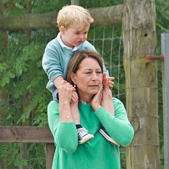 Prince George at Berkshire Petting Zoo With Carole Middleton