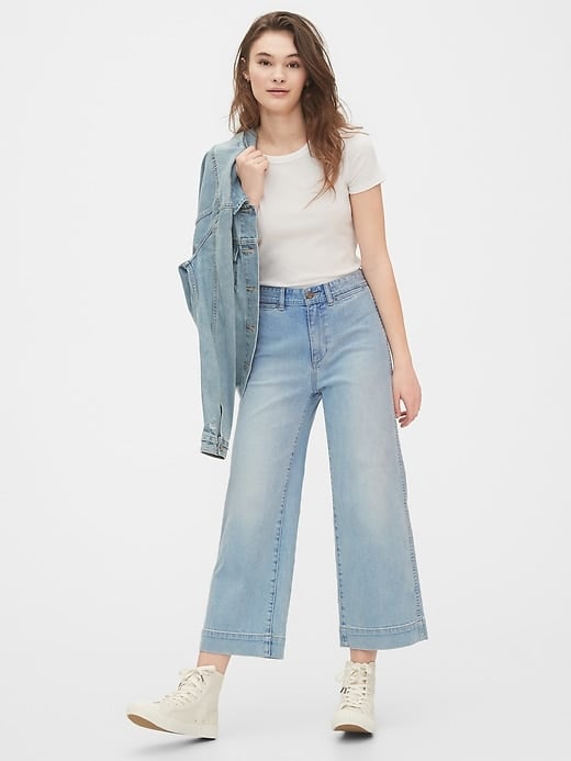 gap high rise wide leg