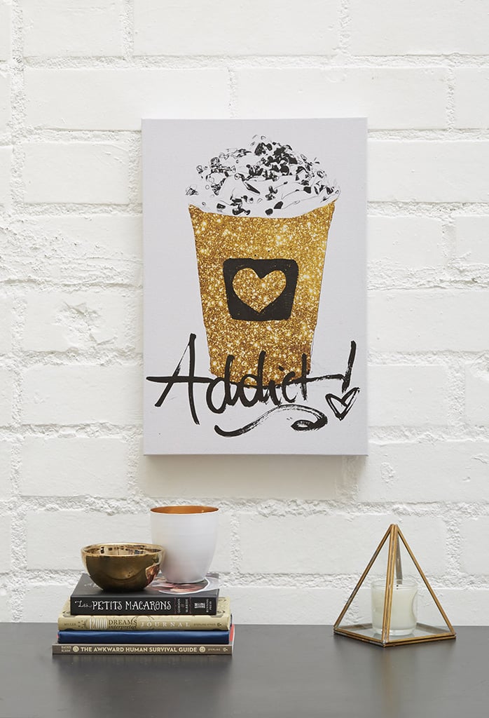 Coffee Addict Canvas Art ($30)