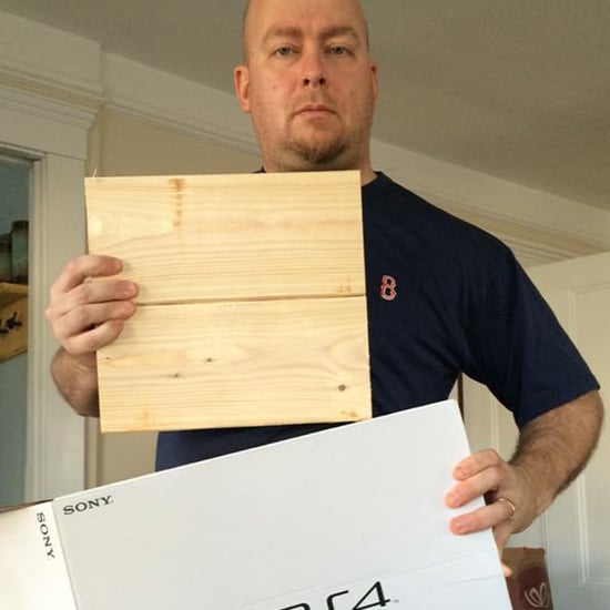 Boy Gets Block of Wood Instead of PS4 For Christmas