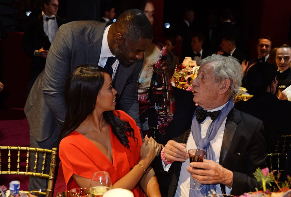 Idris Elba and Family at the Evening Standard Awards