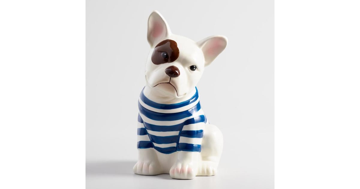 French Bulldog Ceramic Cookie Jar ($15) | Ooh La La — 32 Fabulous 