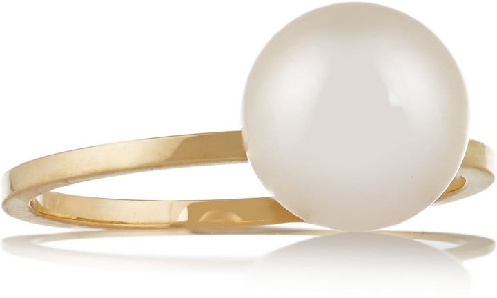 Lisa Grande 14-Karat Gold Pearl Ring ($1,160)