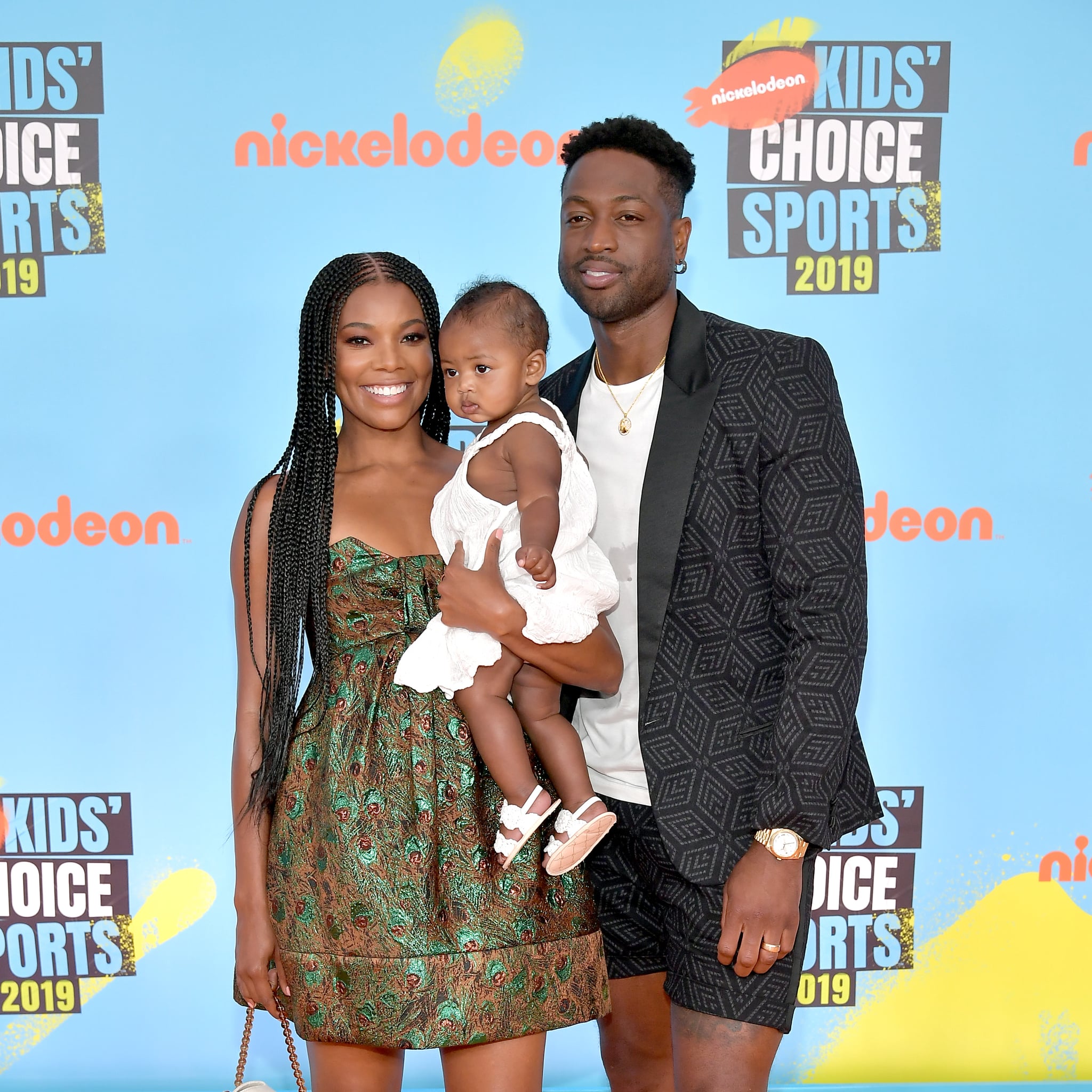 Gabrielle Union And Dwyane Wade Kids Choice Sports Awards Popsugar Celebrity