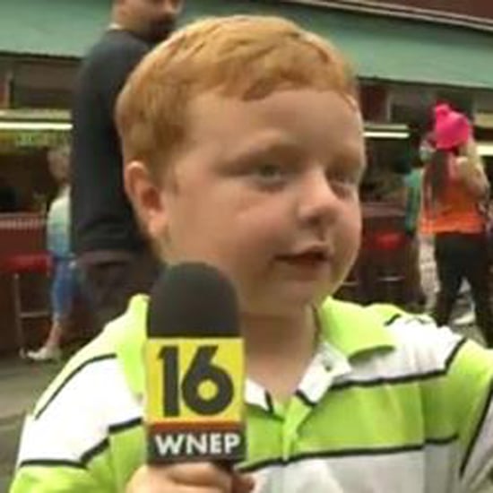Kid on Local News Saying Apparently | Video