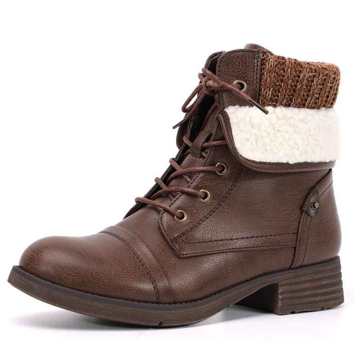 Moda Chics Leather Ankle Combat Boots | Stylish Ankle Boots on Amazon ...