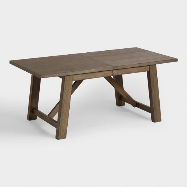 Wood Farmhouse Extension Table ($300, originally $600)
