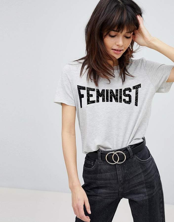 Vero Moda Feminist Slogan Tee