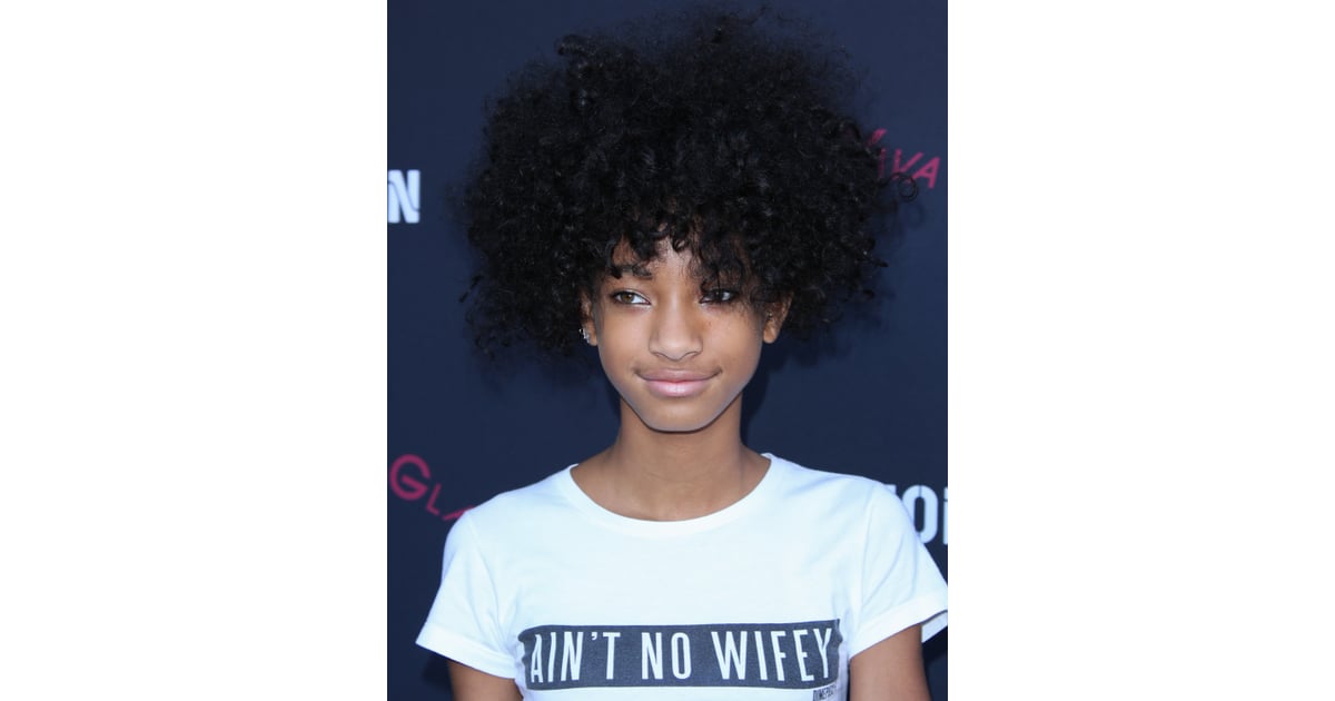 A voluminous Afro gives us natural-hair goals. | 39 Times Willow Smith Was  a Beauty Badass (and You Wanted to Copy Her) | POPSUGAR Beauty Photo 33