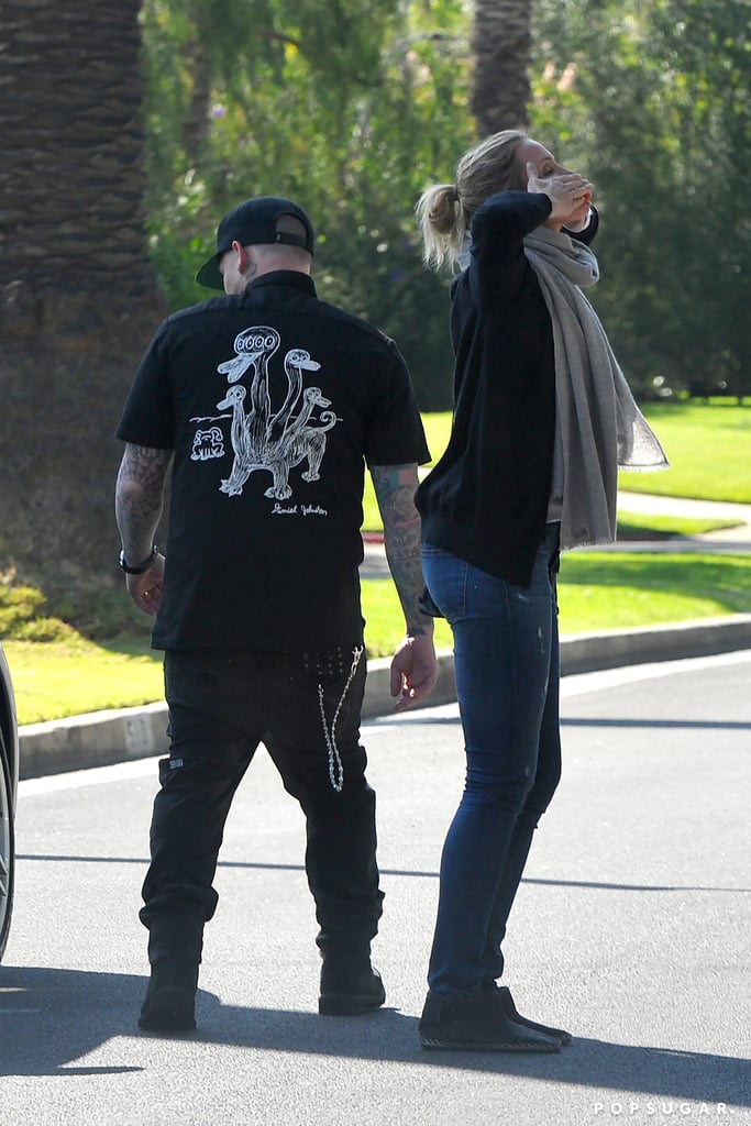 Cameron Diaz and Benji Madden PDA May 2015