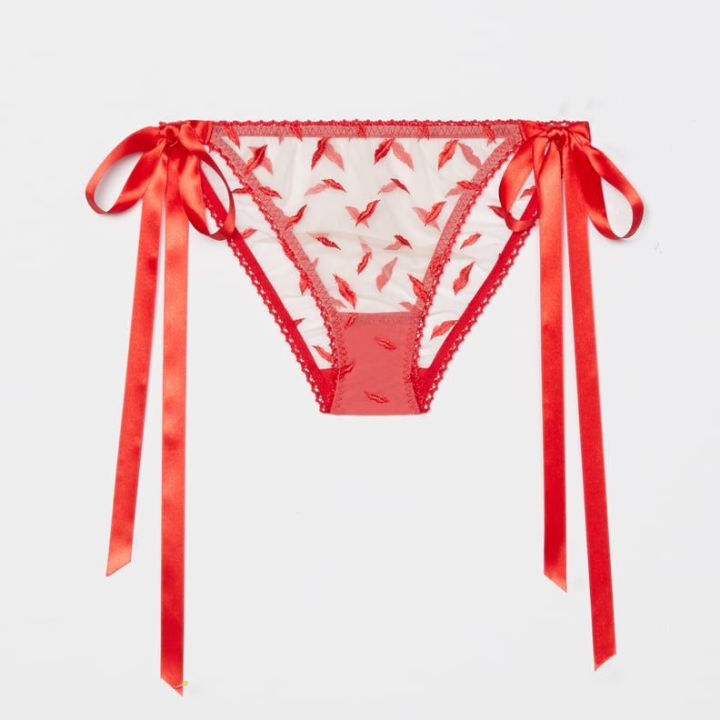 Savage x Fenty Lip Embroidered Bikini