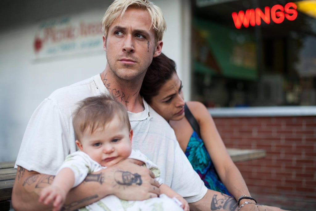 Real-life couple and costars Ryan and Eva sat with their little one in The Place Beyond the Pines — and now, of course, that's a reality! Here's to Ryan being one crazy-hot dad, right?