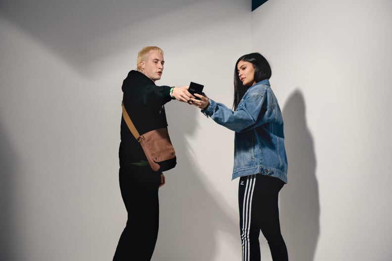 Kylie Jenner Adidas Falcon Sneakers 2018 POPSUGAR Fashion
