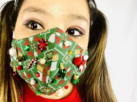 Diana Boch The Original Ugly Christmas Mask