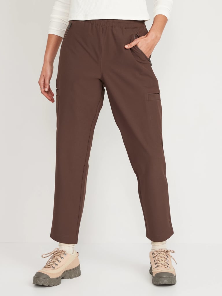 Cargo Joggers: Old Navy High-Waisted StretchTech Water-Repellent Slouchy Taper Cargo Jogger Pants