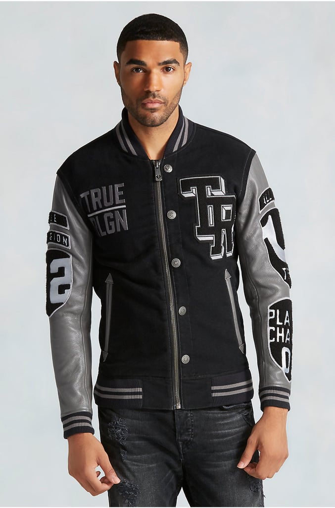True Religion Collegiate Moleskin Mens Varsity Jacket ($599)