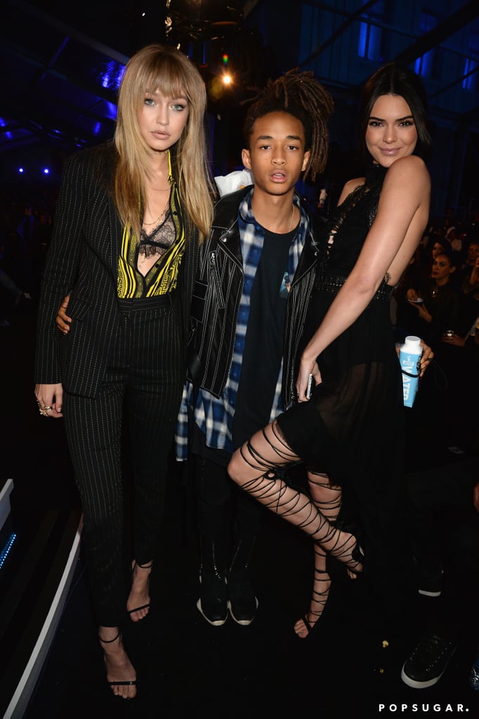 When Kendall and Gigi Cuddled Up to Jaden in the Audience