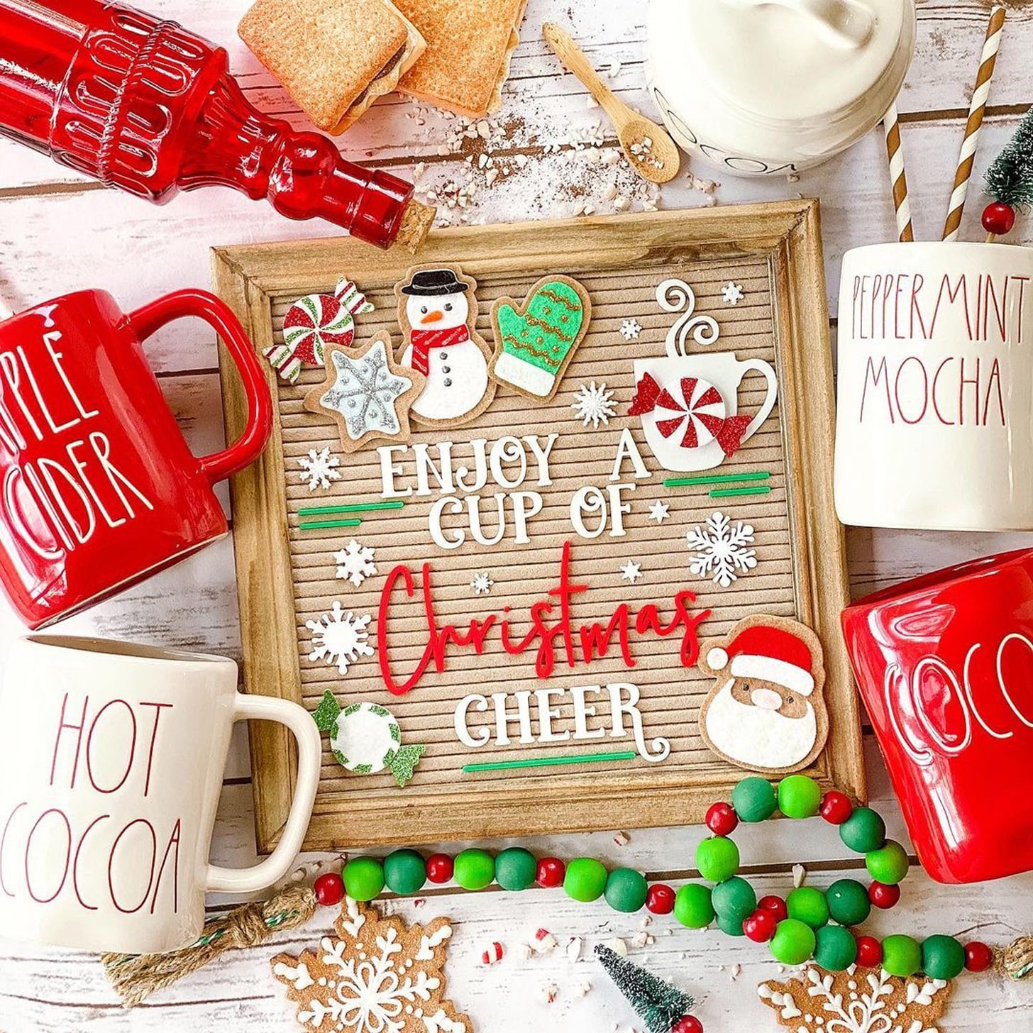 Christmas letter board ideas clearance