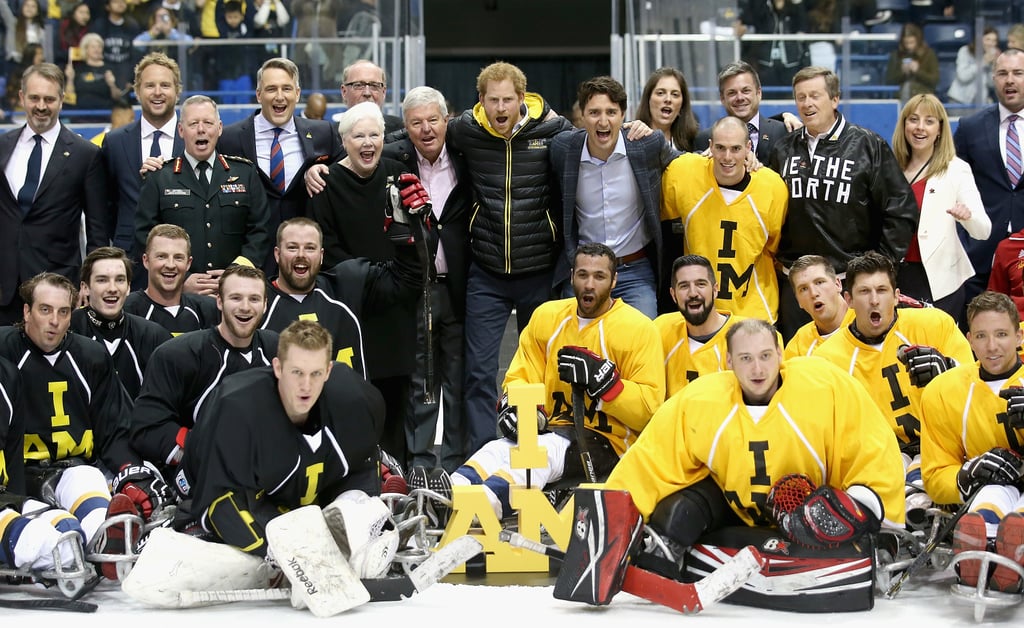 In May, Harry headed to Toronto to promote the Invictus Games 2017. During the trip (where he was to meet girlfriend Meghan Markle), he also watched a sledge hockey game with Prime Minister Justin Trudeau.