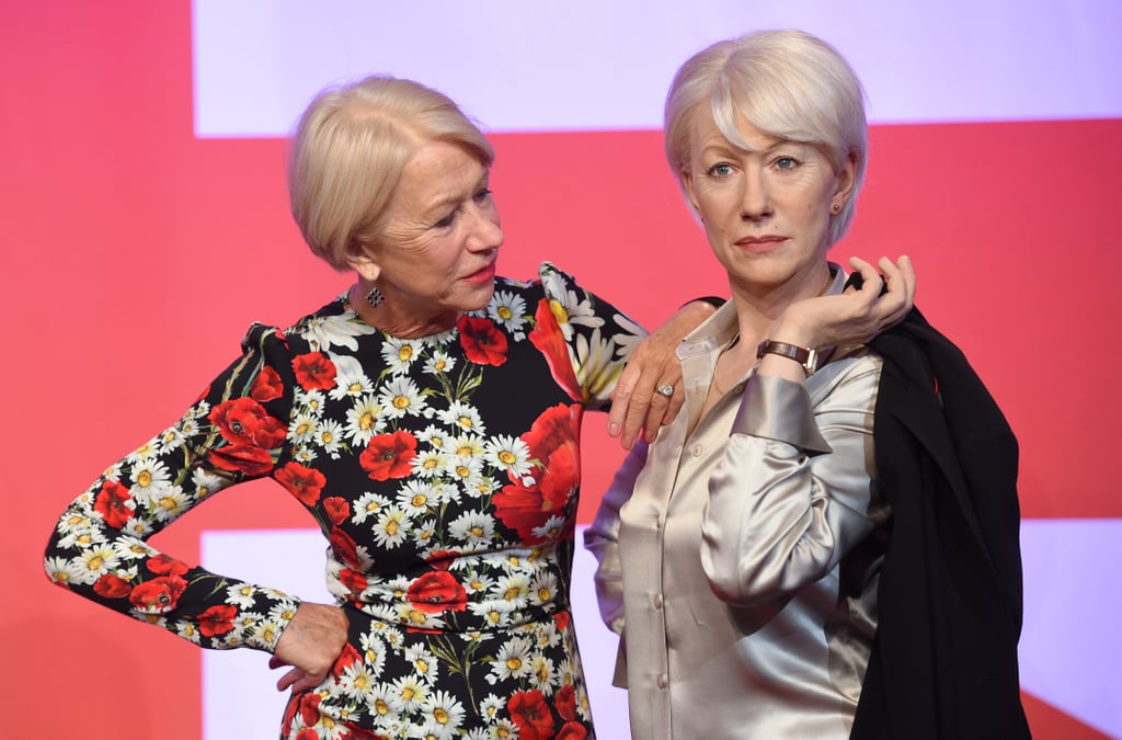 Helen Mirren Meets Wax Figures