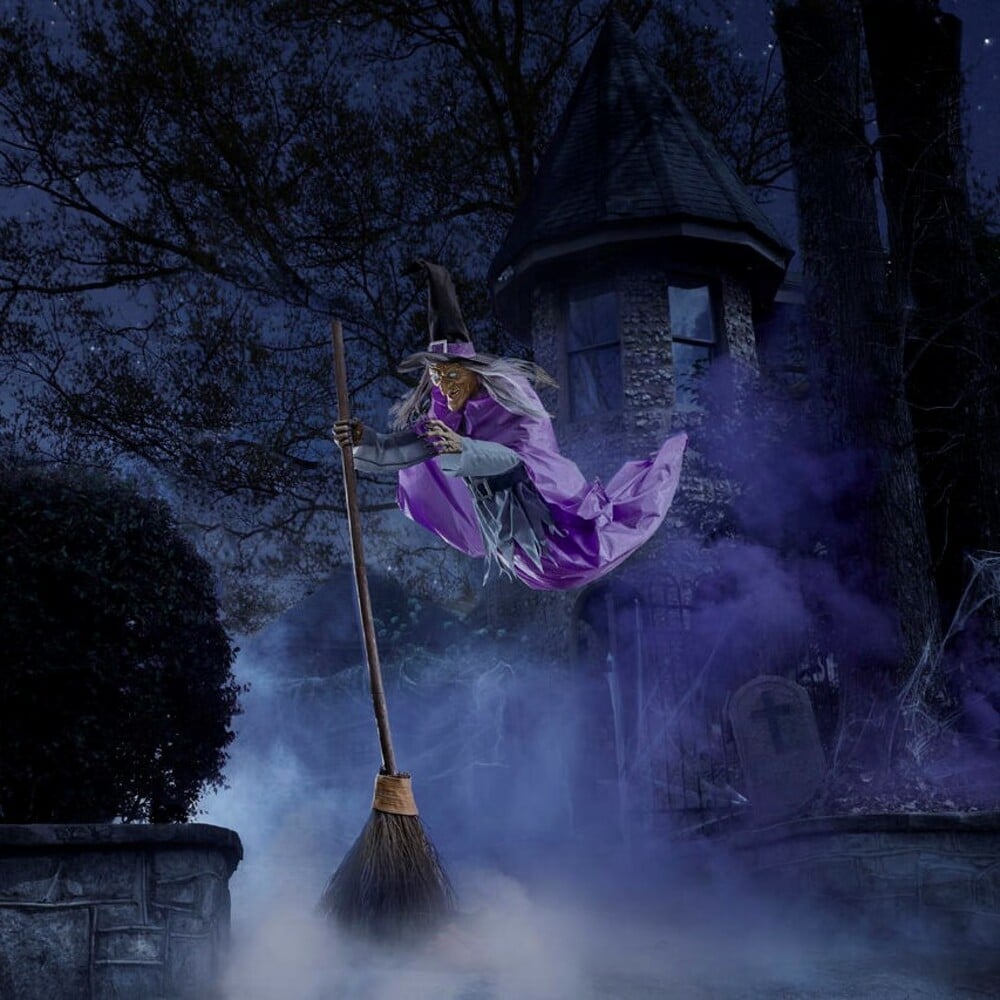 Home Depot 12-Foot Animated Hovering Witch